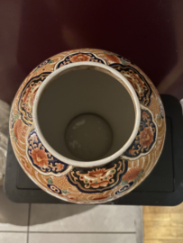 Vintage Japanse Satsuma vaas met deksel 36cm