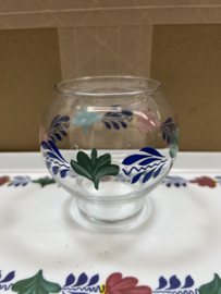 Waxinelicht houder van glas