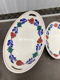 Schalen set , broodschaal vleesschaal en belegschaaltje