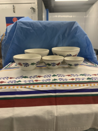 Schalenset van 5 , 12cm 14cm 16cm 19cm 22cm