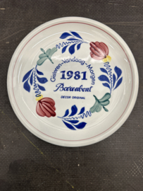Gebaksbordje 1981