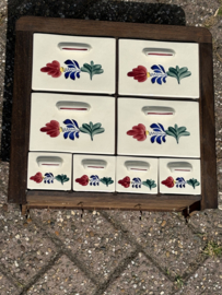 Kastje met 8 lades onbewerkt +\-45x45cm