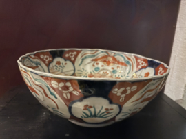 Prachtige antieke Japanse Imari schaal 24cm groot
