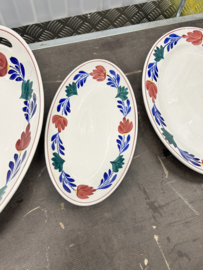 Schalen set , broodschaal vleesschaal en belegschaaltje