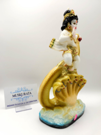 Krishna kaliamardan beeld