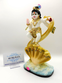 Krishna kaliamardan beeld