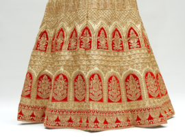 Lehnga Gold- Red