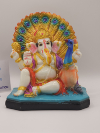 Ganesha mayur beeld