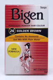 Bigen Golden Brown hair colour  6g