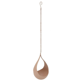 Hanger voor waxinelichtje druppel S roze