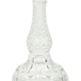 Kandelaar glas helder 21cm