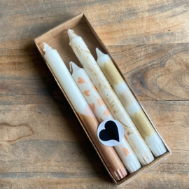 Set van 4 kaarsen Spring is in the Air