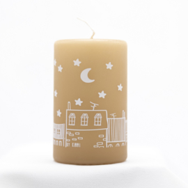 Kaars Starry Night apricot