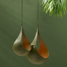 Hanger voor waxinelichtje druppel S avocado