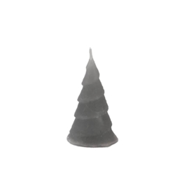 Kerstboomkaars steel grey 12cm