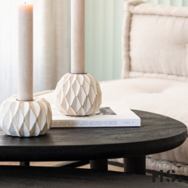 XL-dinerkaarsen van Home Society, stoer, rustiek en vol sfeer