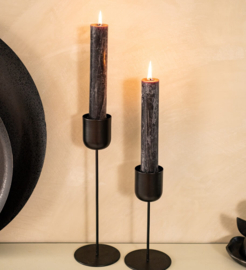 XL-dinerkaarsen van Home Society, stoer, rustiek en vol sfeer