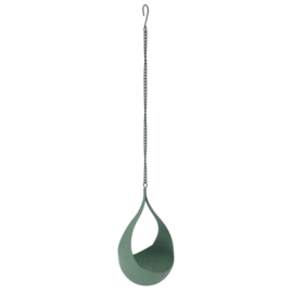 Hanger voor waxinelichtje druppel S groen