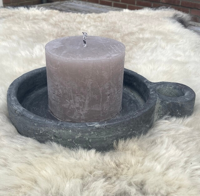 Schijnen Belastingen entiteit Branded by tuinkaars stone | kaarsen | De Loft 43