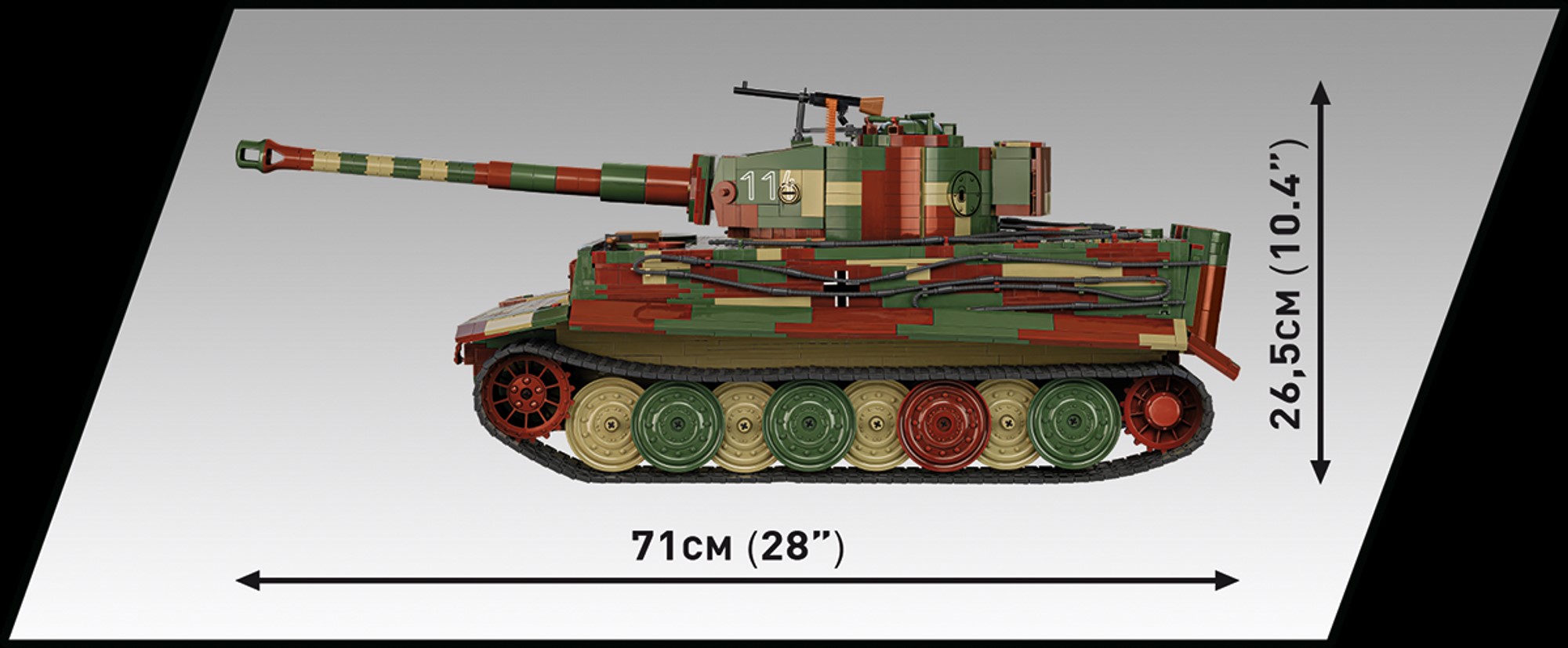 Cobi 2807 Panzerkampfwagen VI Tiger Ausf. E - Executive Edition
