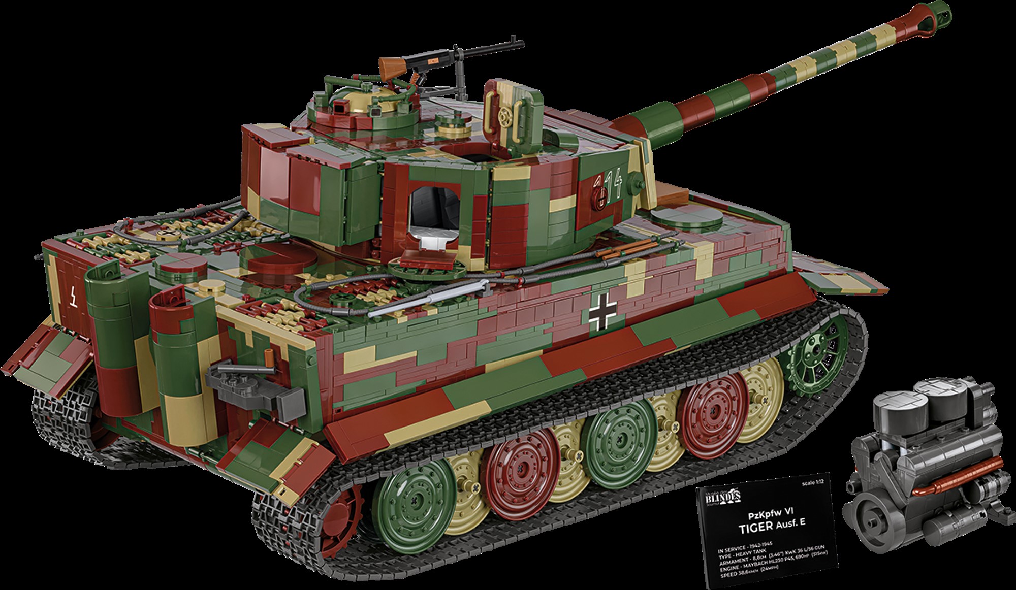Cobi 2807 Panzerkampfwagen VI Tiger Ausf. E - Executive Edition