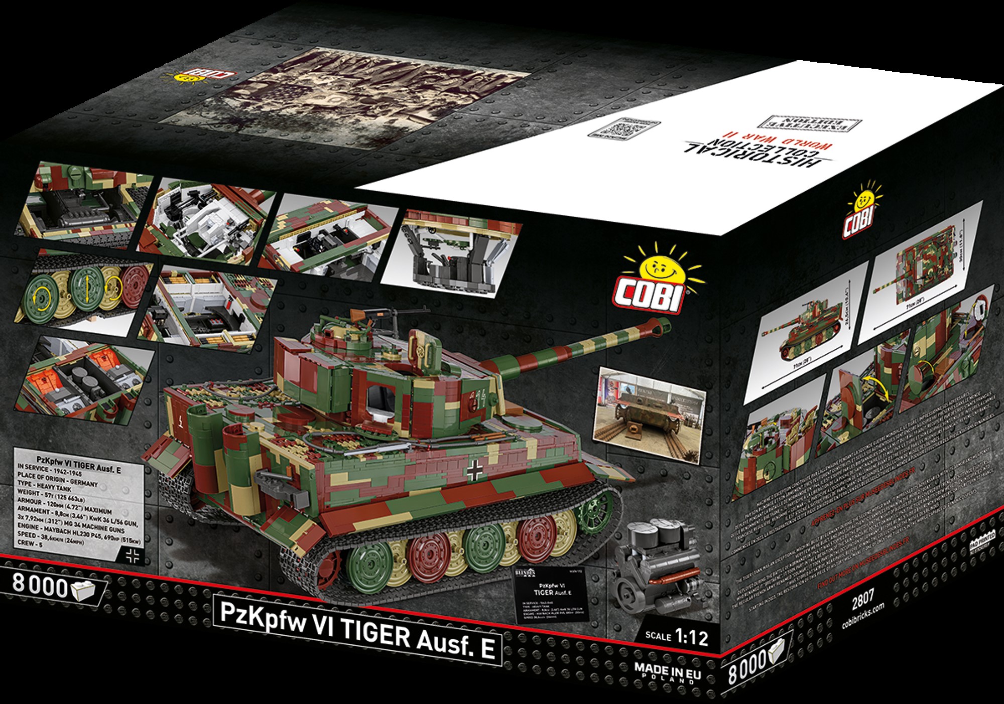 Cobi 2807 Panzerkampfwagen VI Tiger Ausf. E - Executive Edition