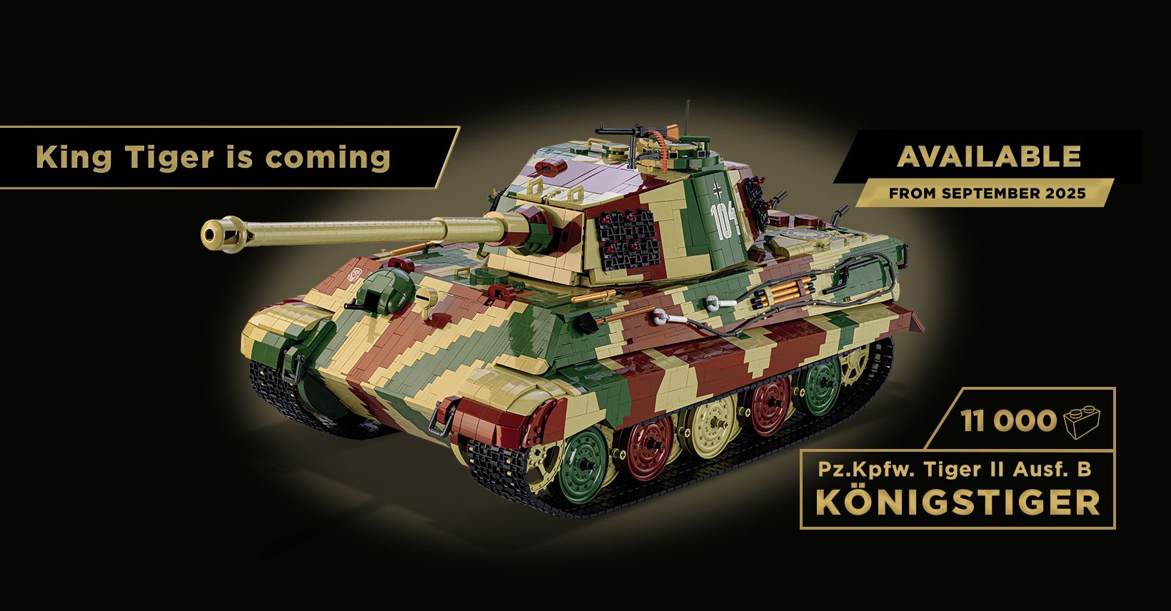 Cobi 2808 Pz.Kpfw. Tiger II Ausf. B Königstiger 1:12