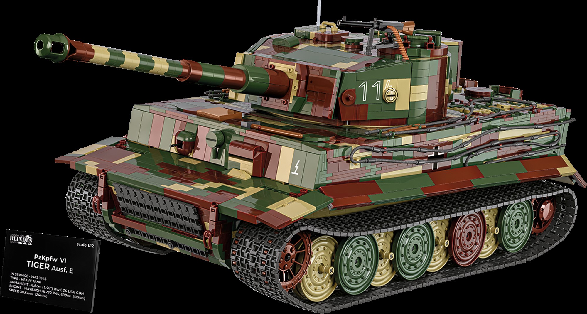 Cobi 2807 Panzerkampfwagen VI Tiger Ausf. E - Executive Edition