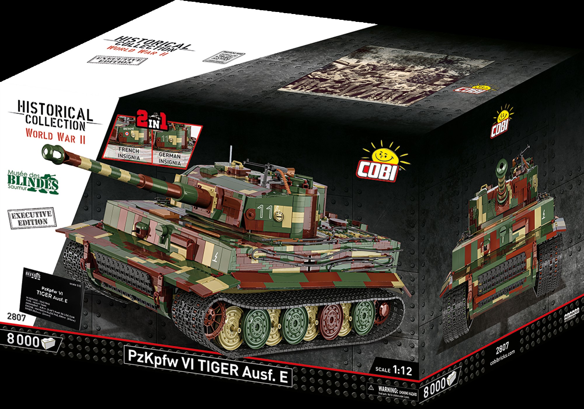 Cobi 2807 Panzerkampfwagen VI Tiger Ausf. E - Executive Edition