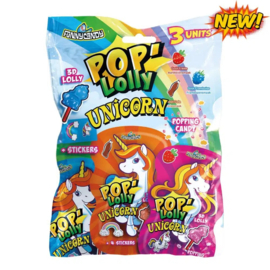 Unicorn lolly 3-pack