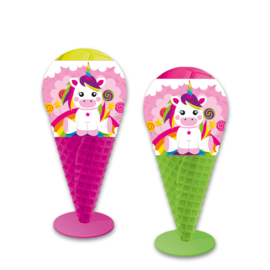 Unicorn ice cream cup