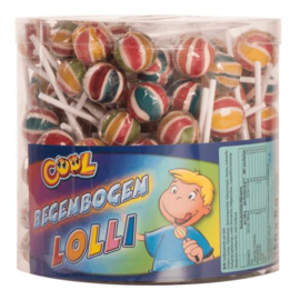 Regenboog mini lollipop