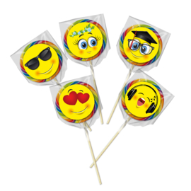 Swirl Lollipop 30gr. Happy faces