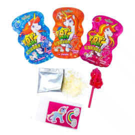 Unicorn lolly 3-pack