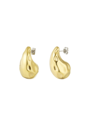 DENTED DROP EARRINGS