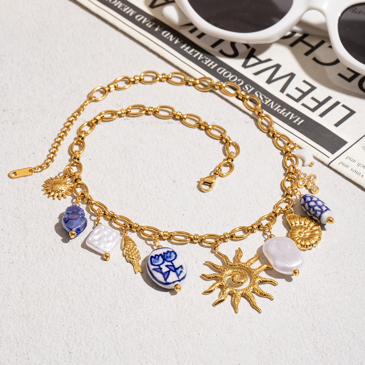 SUMMER BLUES NECKLACE
