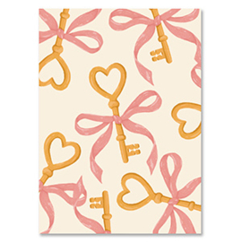 LOVE KEYS POSTCARD