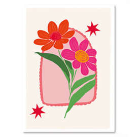FLOWERS POSTCARD