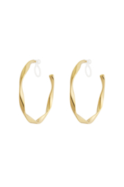 TWISTED HOOPS CLIP EARRINGS