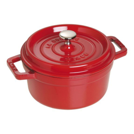 STAUB LA COCOTTE Gietijzeren braadpan 22 cm / 2,5 l, Rond, Kersenrood