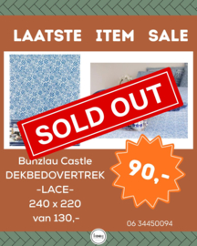 BUNZLAU CASTLE | Dekbedovertrek 240 x 220