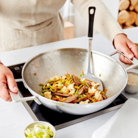 DEMEYERE |  Industry 5 Wok met 2 handgrepen 30 cm
