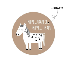 Sticker 'Trippel. trappel' (10 stuks)