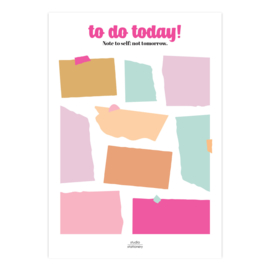 Notitieblok/Dagplanner 'To do today'