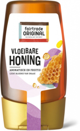 Vloeibare honing in een knijpfles