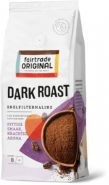 Dark roast snelfiltermaling 250 gr