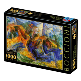 Dtoys 1000 stuks Umberto Boccioni - Horse-Rider-Buildings