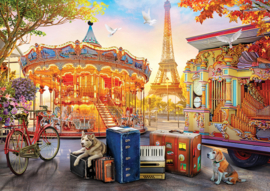 Art PUZZEL 2000 Attractiepark Parijs.Paris