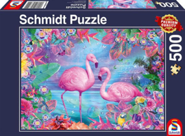 Schmidt 500 stuks Flamingo's