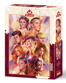 ART PUZZLE 2000 STUKS WORLD MUSIC STARS